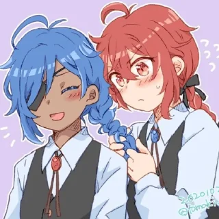 ✨ emoji Кэйлюки🔥❄️ Telegram sticker 13 of 120