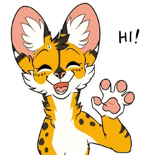Cianiati the ScribbleServal sticker preview 1