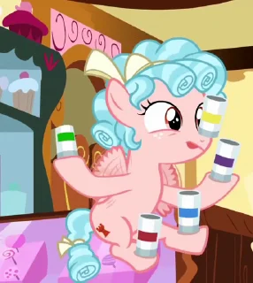 😓 emoji Cozy Glow | @MLP_AnimatedStickers Telegram sticker 20 of 46