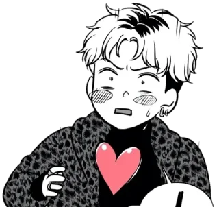 😳 emoji Чан У❤️ Telegram sticker 9 of 14