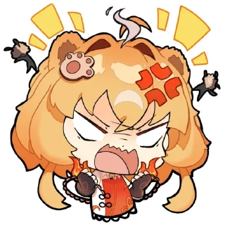 🤬 emoji Гоба-чан @GenshinHoney Telegram sticker 9 of 11