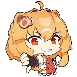 👎 emoji Гоба-чан @GenshinHoney Telegram sticker 10 of 11