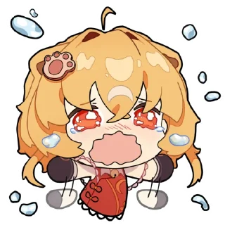 😭 emoji Гоба-чан @GenshinHoney Telegram sticker 2 of 11