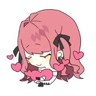 ❤️ emoji Мен-чан - @tg_sticks Telegram sticker 10 of 26
