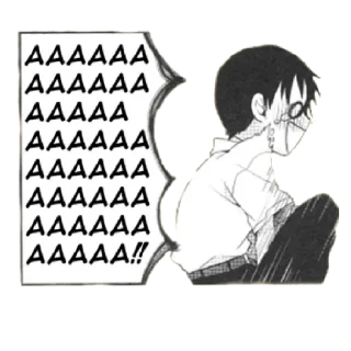 🙊 emoji Синдзи и Каору Telegram sticker 6 of 27