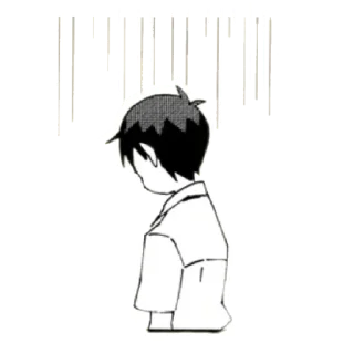 😞 emoji Синдзи и Каору Telegram sticker 4 of 27