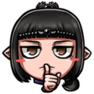 🤫 emoji Baldur's Gate 3 Telegram sticker 18 of 24
