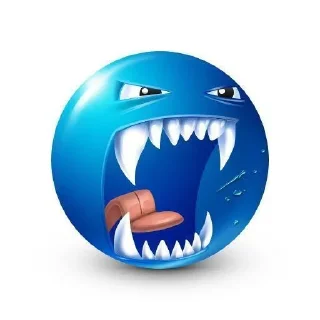 Sticker from 🐧 Синие мемные какашки