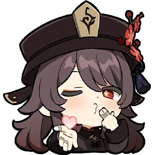 😘 emoji Paimon's Paintings Pt.10 @jp_stickers Telegram sticker 7 of 16