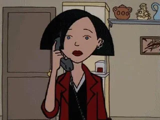 Sticker from Daria