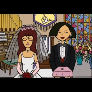 Sticker from Daria