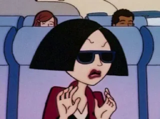 🥴 emoji Daria Telegram sticker 14 of 35