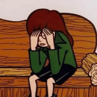 Sticker from Daria