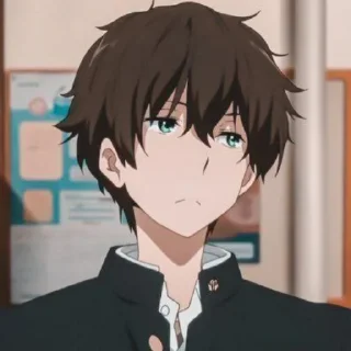 🖤 emoji Oreki Houtarou Telegram sticker 16 of 82