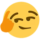 Sticker from Thinking emoji