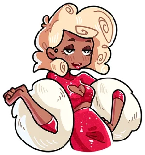 👸 emoji Сирша без надписей @TgSticker Telegram sticker 21 of 49
