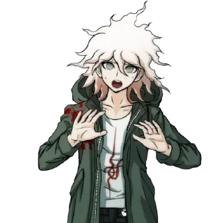😧 emoji Nagito Komaeda ch1 Telegram sticker 20 of 23