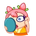 😏 emoji Yoko Telegram sticker 11 of 22