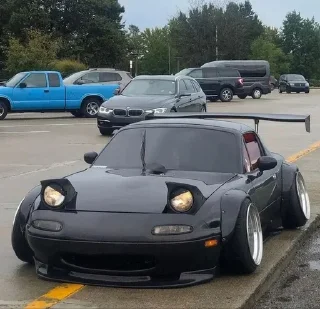 Sticker from Mazda miata