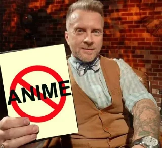Sticker from Анімешнікі не люди @pinkkogutmemes