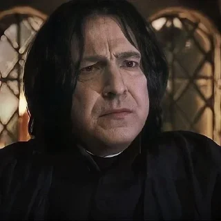 😟 emoji ٩(๑･ิᴗ･ิ)۶ Severus_Snape Telegram sticker 16 of 51