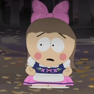 🍄 emoji South Park::Heidi Turner;; Telegram sticker 22 of 51