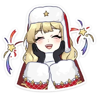 ☺️ emoji @tgsticker Новогодний посыльный Аня Telegram sticker 6 of 49