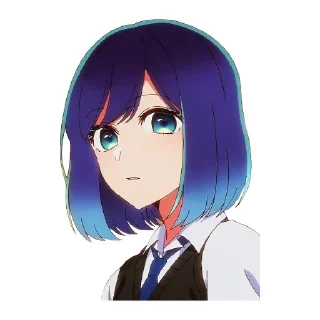 Sticker from Kurokawa Akane | @LelouWallpapers