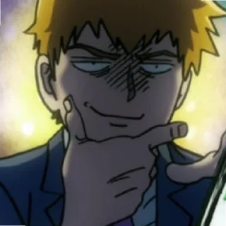 😏 emoji Reigen Arataka! Telegram sticker 19 of 60
