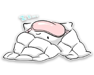😴 emoji Та самая подушка Telegram sticker 3 of 13
