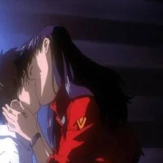 💋 emoji Misato katsuragi Telegram sticker 6 of 39