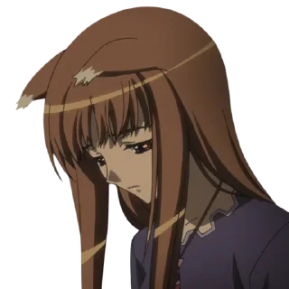 😔 emoji Холо Мудрая Telegram sticker 19 of 120