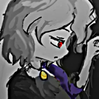 🖌️ emoji ♡Девушка с синим цветком.♡ Telegram sticker 6 of 39