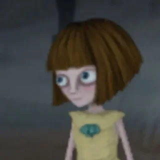 😋 emoji Fran Bow top Telegram sticker 22 of 41