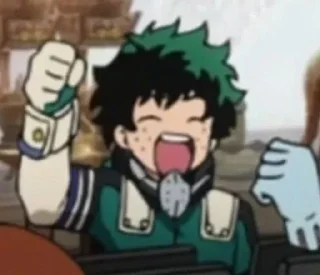 🌿 emoji Midoriya Telegram sticker 15 of 87