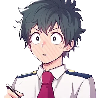 🌿 emoji Midoriya Telegram sticker 21 of 87