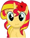 ☺️ emoji Sunset Shimmer Telegram sticker 20 of 86