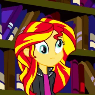 😂 emoji Sunset | @MyLittlePony_bots @Ctikerubot Telegram sticker 5 of 50
