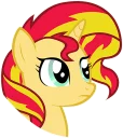 😐 emoji Sunset Shimmer Telegram sticker 13 of 86