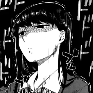 😡 emoji komi-san Telegram sticker 8 of 26