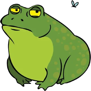 😒 emoji Болото жабок Telegram sticker 6 of 22