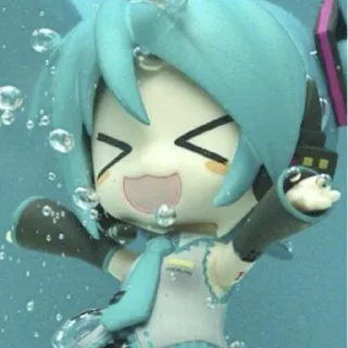 💧 emoji Хатсуне Мику Telegram sticker 13 of 32