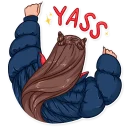 ✊️ emoji Ariana Grande Telegram sticker 8 of 25