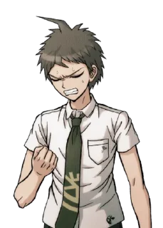 😖 emoji Hajime Hinata Telegram sticker 17 of 22