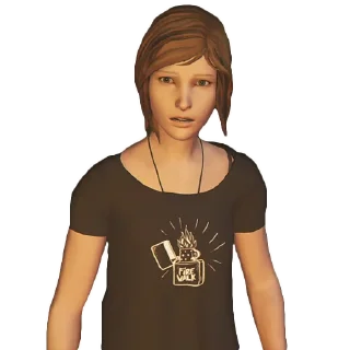 😟 emoji ЛИСичкины стикеры (Life is Strange) @maxglade Telegram sticker 24 of 24
