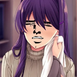 😳 emoji Лишь Юри!! Telegram sticker 11 of 28