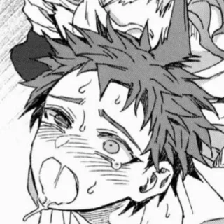 Sticker from Hajime's everyday faces