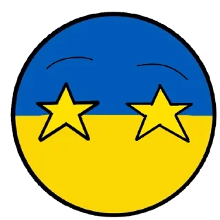 🤩 emoji Ukraine pin🇺🇦 @opentFredubot Telegram sticker 21 of 34