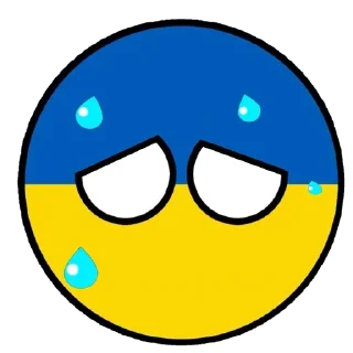 🥵 emoji Ukraine pin🇺🇦 @opentFredubot Telegram sticker 11 of 34