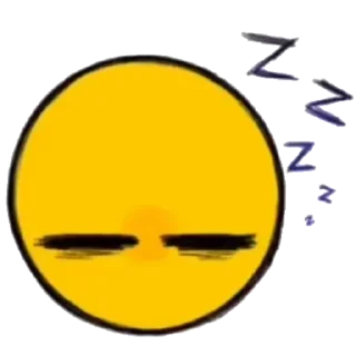 😴 emoji чо Telegram sticker 16 of 50